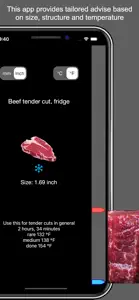 Sous Vide Timing Ruler screenshot #2 for iPhone