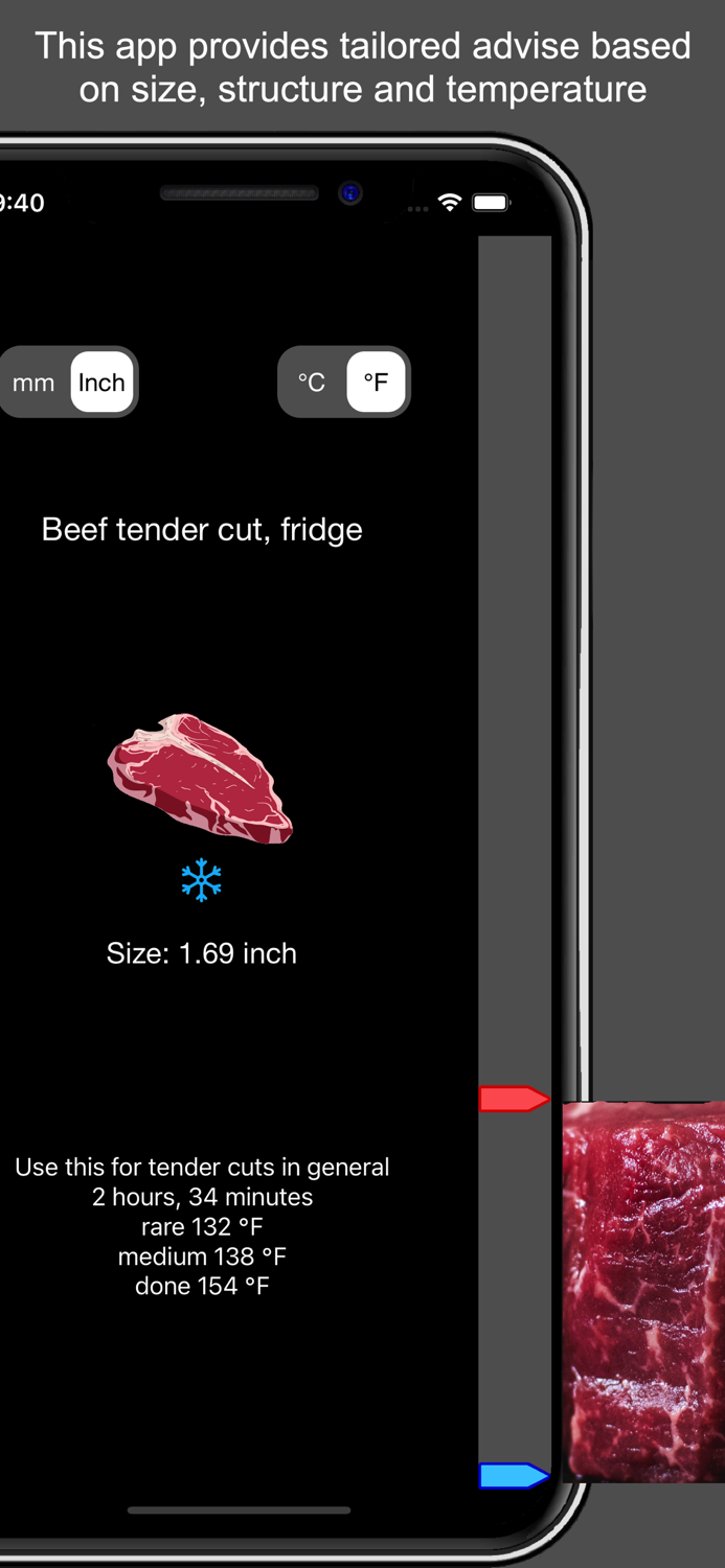 Sous Vide Timing Ruler