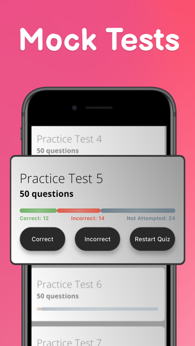 ICBC Practice Knowledge Test Screenshot