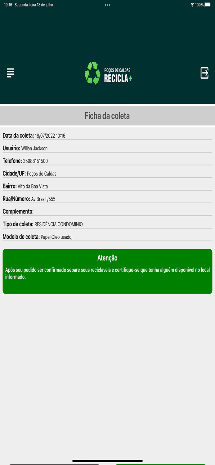 POÇOS DE CALDAS RECICLA MAIS