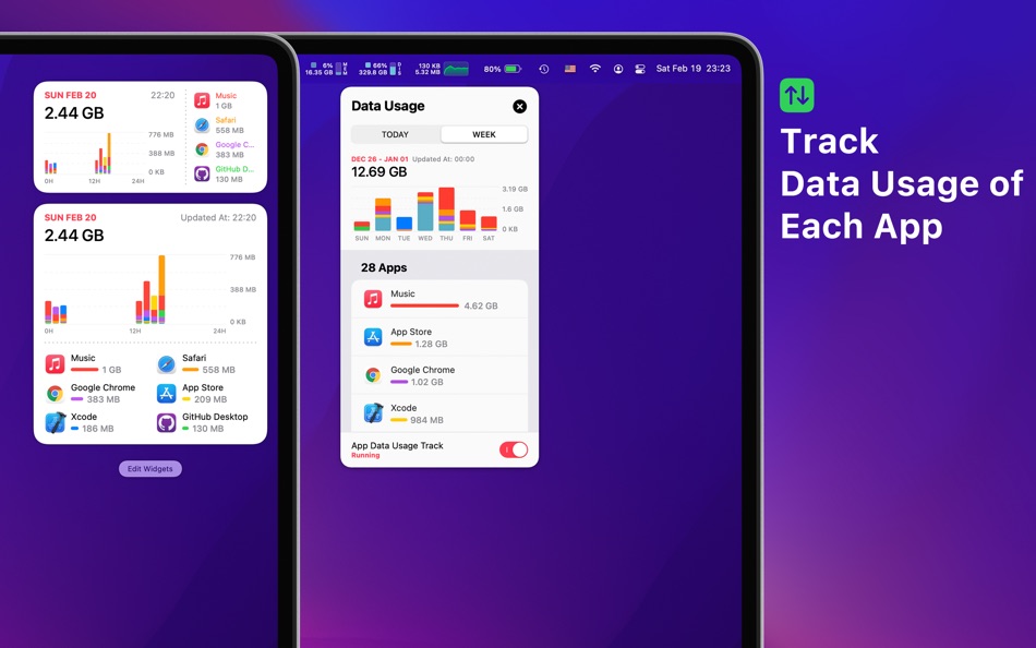 #2. Network & Battery (macOS) 由: 奕才 杨