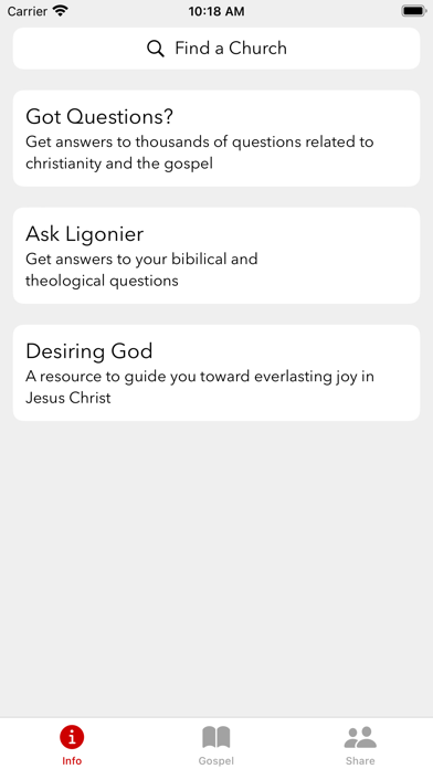 Gospel Tract Screenshot
