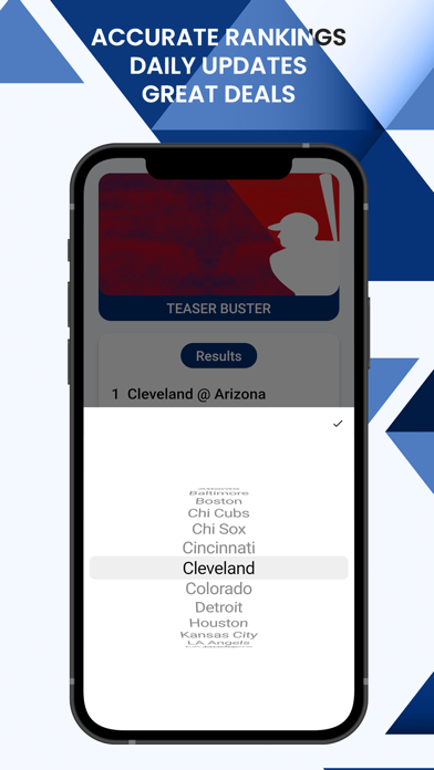 TeaserBuster - MLB Predictions Screenshot