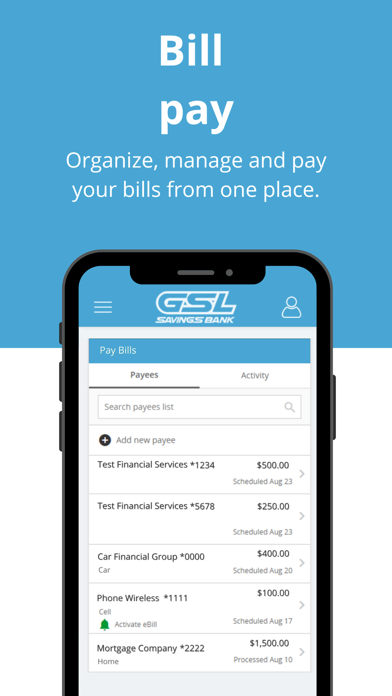 GSL Savings Bank iPhone screenshot 7 - Finance app