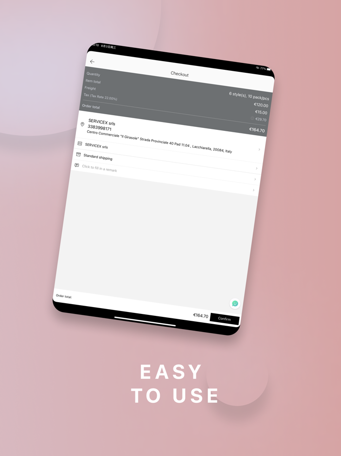 SERENAX - Fashion B2B2C