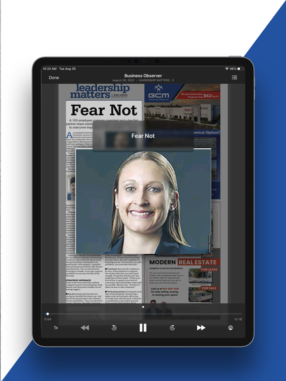 Business Observer iPad screenshot 4 - Magazines & Newspapers app