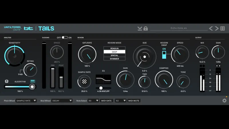 Tails - Dual Reverb screenshot 2 of 4
