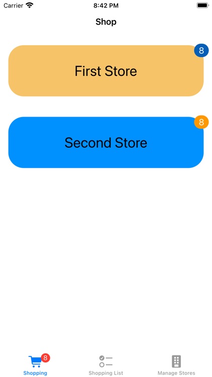 QuickShop: Shopping List