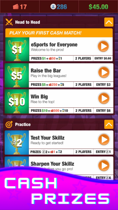 Real Money Basketball Skillz Screenshot