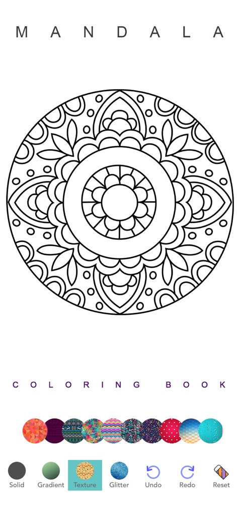 Mandala Coloring Pages Adult - mandala-coloring-book-design-interface