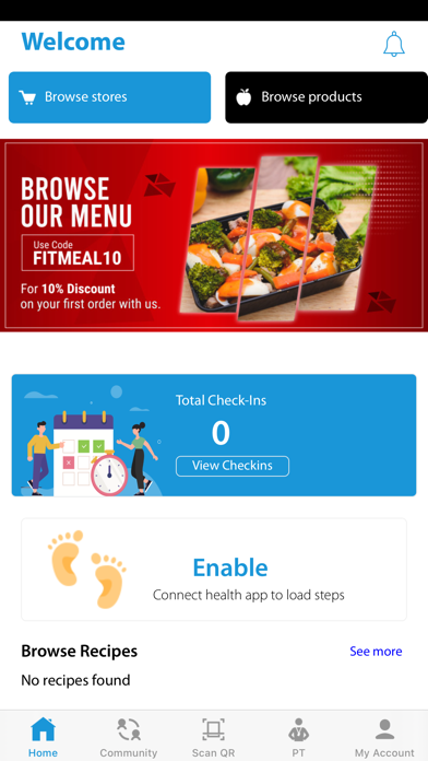 The One Fitness Club Screenshot
