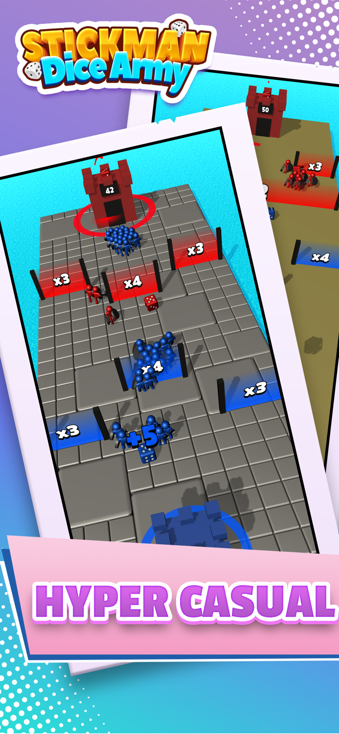 Dice Army Stickman Fighting