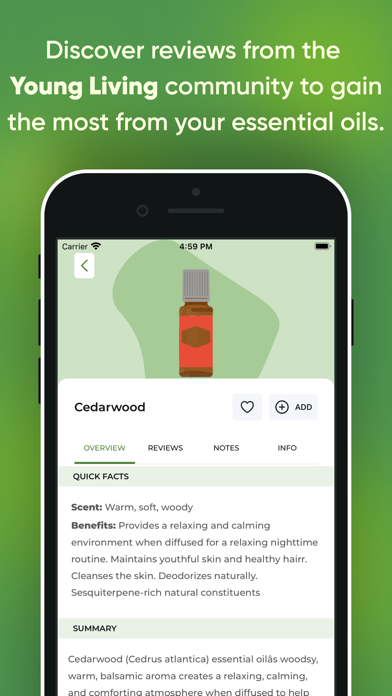 Essential Oils Young Living Screenshot