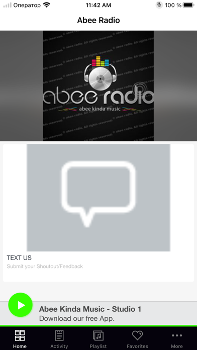 Abee Radio Screenshot