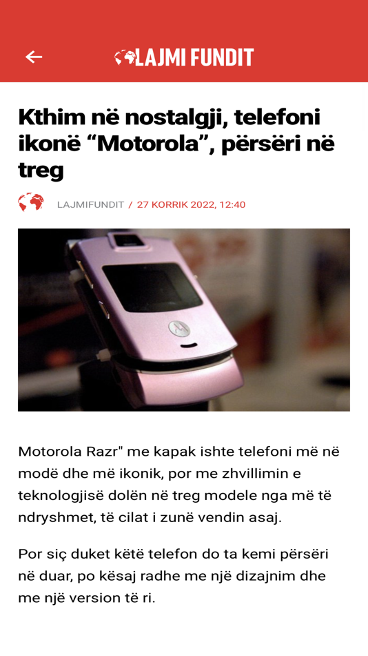 #4. Lajmifundit.al (iOS) 게시자: MediaDesk Albania