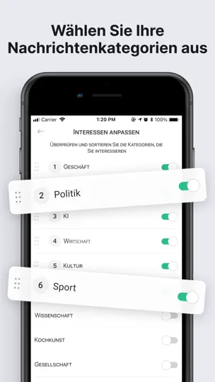 Screenshot von Aktuelle Nachrichten－fresh 24! auf dem iPhone 6