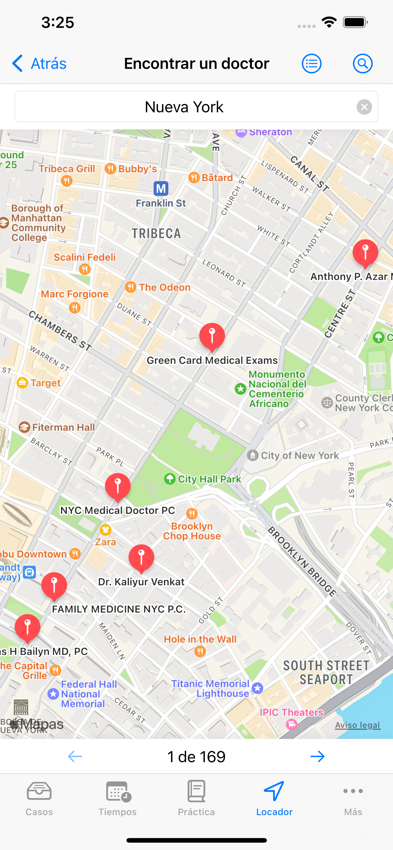 Rastreador de casos de USCIS