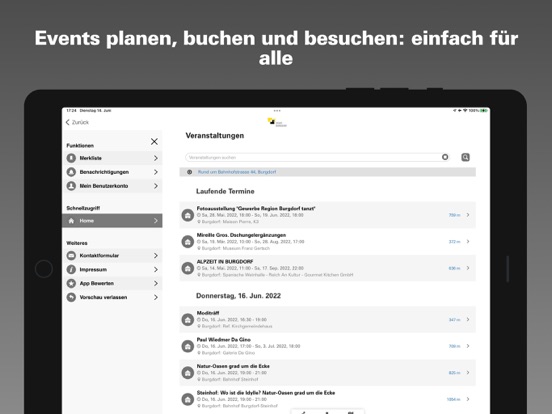 Stadt Burgdorf iPad screenshot 5 - Travel app