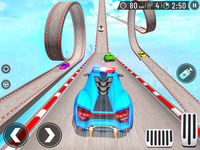 Police Car Stunt Driving Game