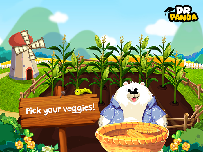 Dr. Panda Veggie Garden