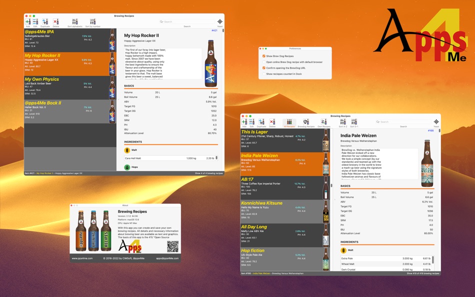 #1. Brewing Recipes (macOS) 来自: @pps4Me