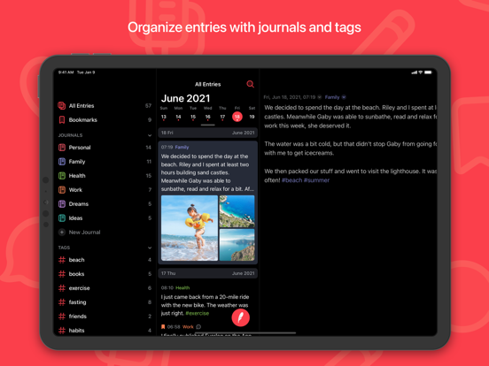 Daily Journal: Everlog iPad screenshot 4 - Lifestyle app