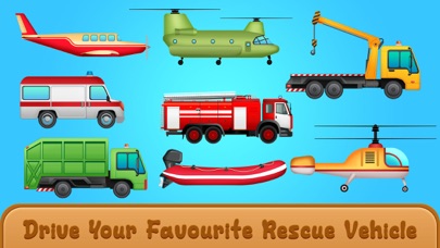 Fire Truck Rescue Truck Games Screenshot