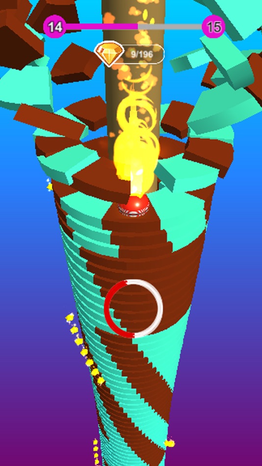 #7. Tower Blast: Crash Stack Ball (iOS) Bởi: Traxnet OU