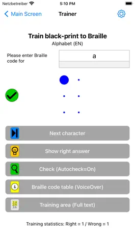 Game screenshot Braille Trainer apk