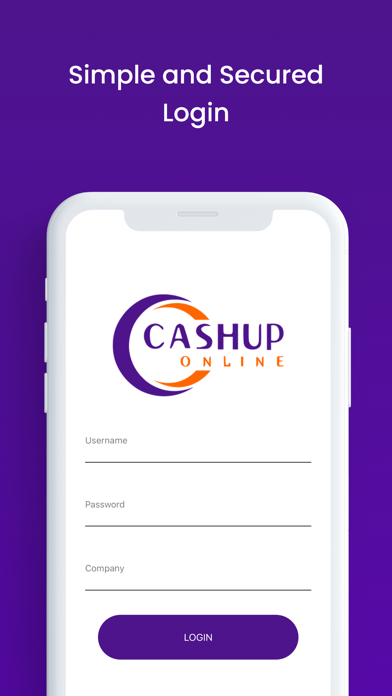Cashup Online Screenshot