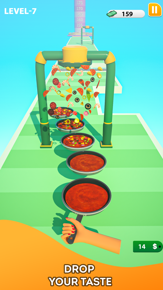 #2. Pizza Stack Game (iOS) Podle: Hafiz Muhammad Sajid