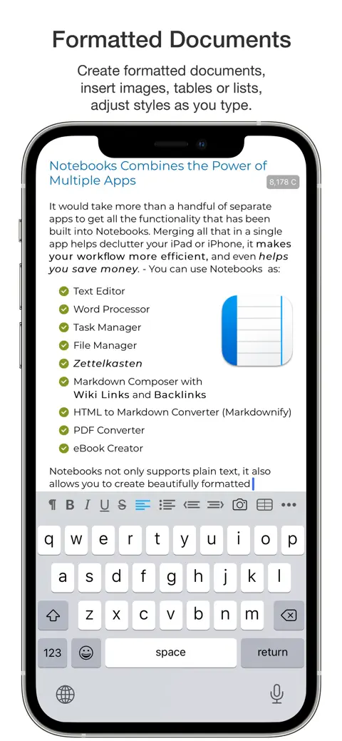 Notebooks – Write and Organize