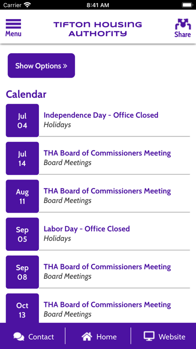 Tifton Housing Authority GA Screenshot