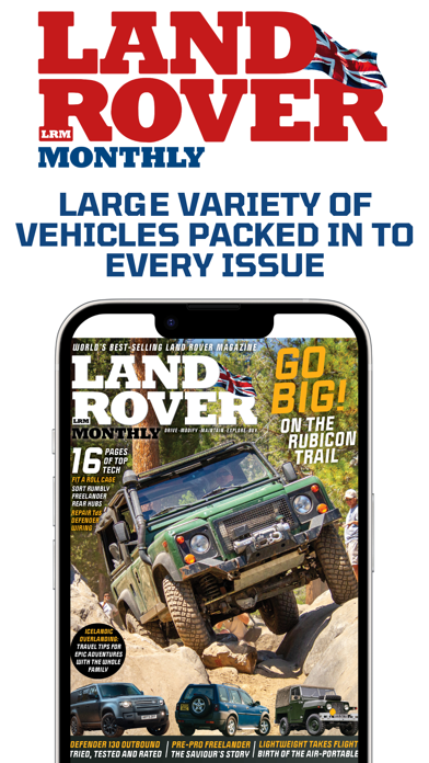 Land Rover Monthly Screenshot