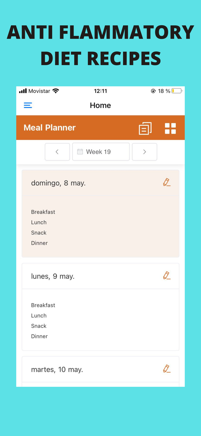 Anti Inflammatory Diet. App