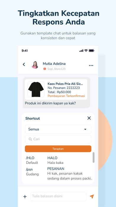 Jubelio Chat Screenshot