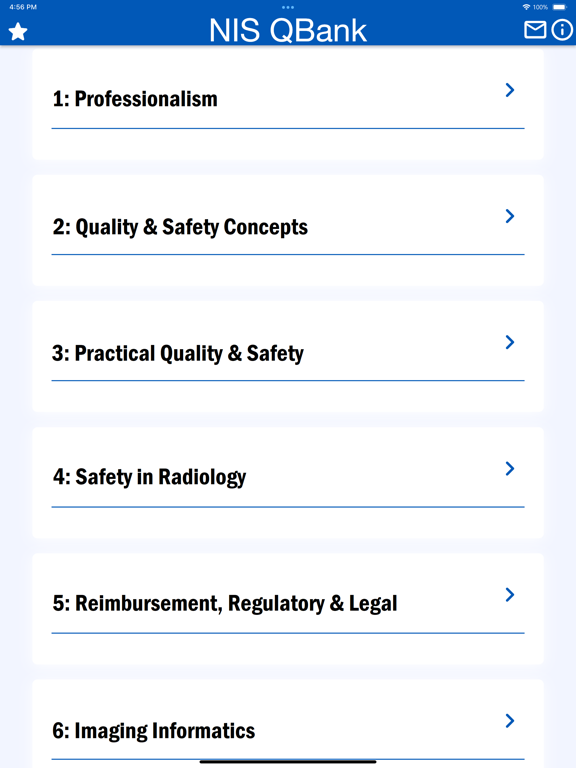 NIS QBank - Radiology Core iPad screenshot 5 - Medical app