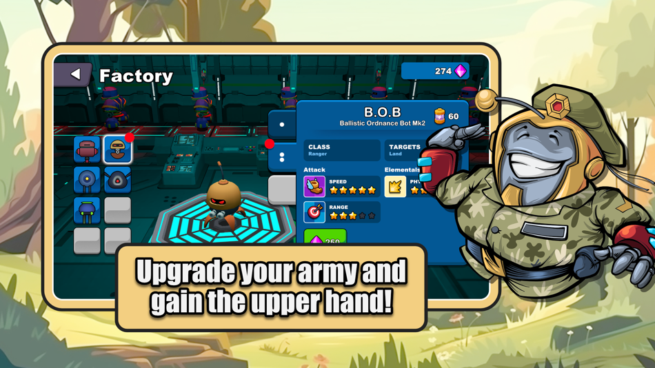 #5. Bad Bots Tower Defense (iOS) By: Mark Galea