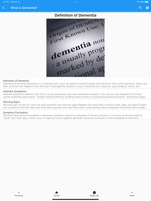 Dementia Guide Expert screenshot 2