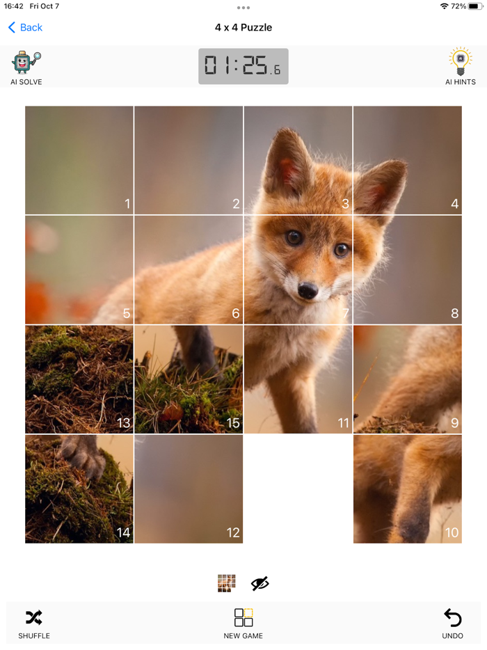 Sliding Puzzle AI Solver