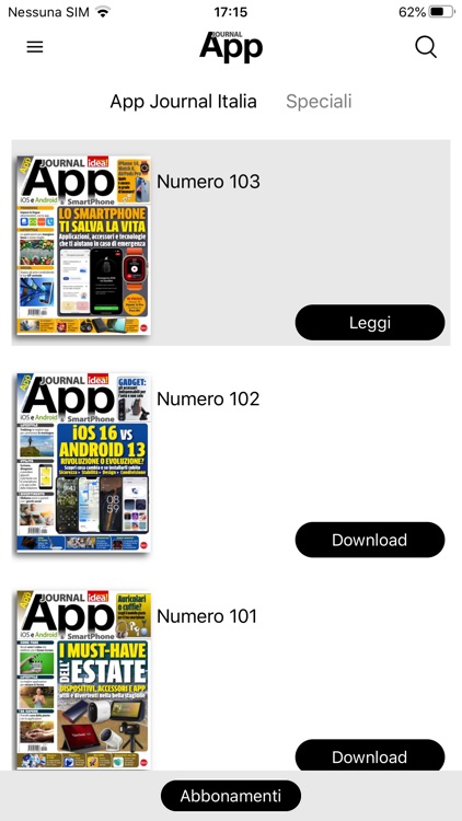 App Journal Italia