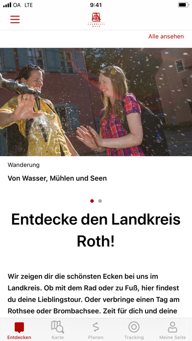 Screenshot #1 pour Landkreis Roth EntdeckerApp