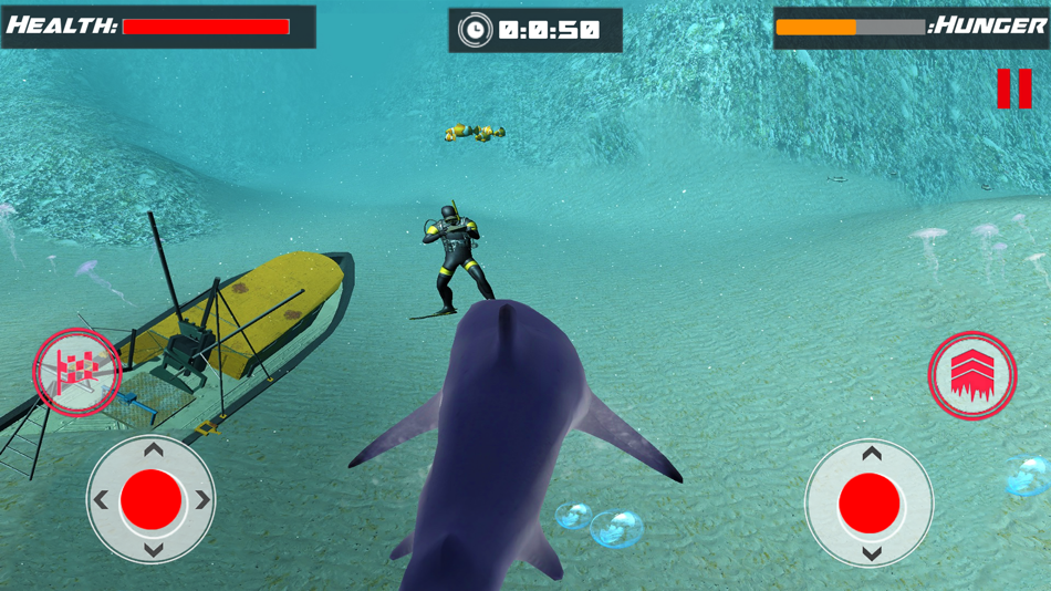 #3. White Shark Sim : Great Attack (iOS) 由: OZITECH - GAMES