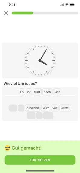 Game screenshot Die Uhrzeit - Deutsch lernen apk