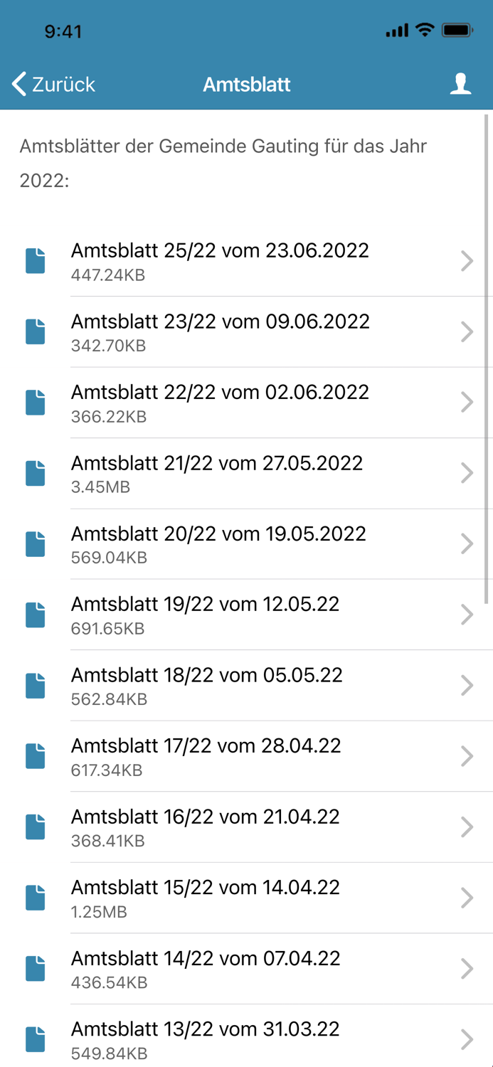Gemeinde Gauting - App