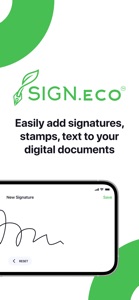 Sign Eco Digital Signature App screenshot #2 for iPhone