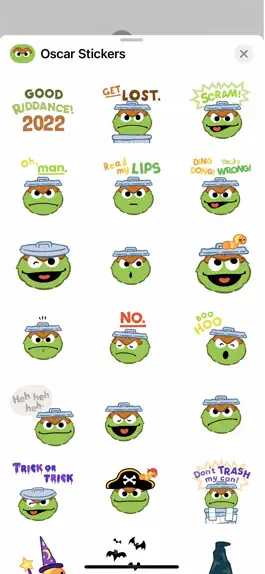 Game screenshot Oscar the Grouch Stickers mod apk