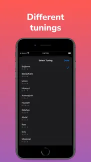 bağlama tuner iphone screenshot 2