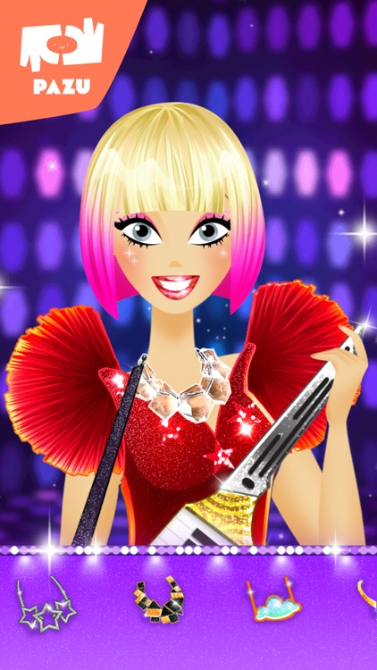 Makeup girls star dress up