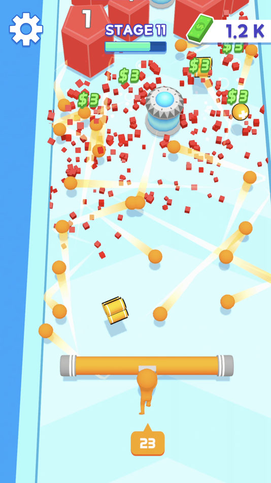 #3. Brick Break Run! (iOS) 由: MondayOFF